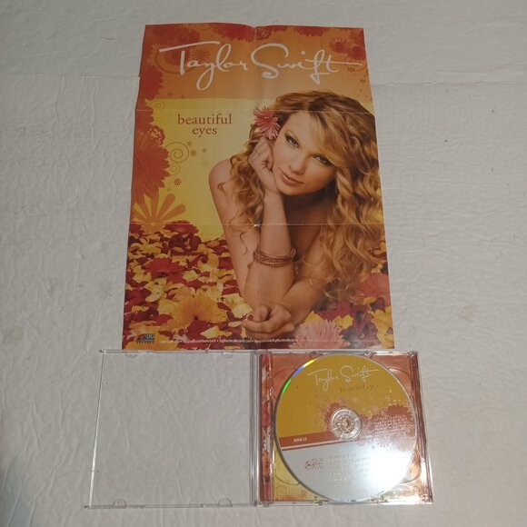 Taylor Swift Beautiful Eyes CD + DVD + Poster 2008 - Picture 5 of 5
